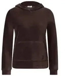 CECIL Kapuzensweatshirt Cord-Qualit&auml;t, mit Elasthan, K&auml;ngurutasche braun S...