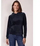 CECIL Kapuzenshirt in Unifarbe blau S (38)
