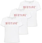 MUSTANG T-Shirt Damen T-Shirt 3er Pack Baumwolle Style Alma 3P (Packung, 3er...