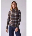 STREET ONE STUDIO Langarmshirt aus strecthigem Viskosematerial blau 34 EU