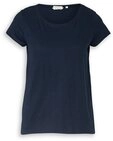 TOM TAILOR T-Shirt T-shirt slub jersey wide crew, sky captain blue