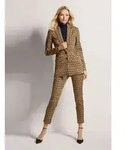MADELEINE Kurzblazer Langer Jersey-Blazer mit Reverskragen Unifarbenes Design mit