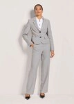 MADELEINE Kurzblazer Taillierter Kurzblazer mit Stretch Allover-Design und
