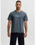 Jack & Jones Rundhalsshirt JJMUNK TEE SS CREW NECK Baumwolle, regular fit grau...