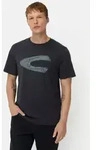 camel active T-Shirt aus organic Cotton Kurzarm blau M (48)