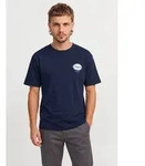 Jack & Jones T-Shirt JJANDREJ TEE SS CREW NECK Baumwolle, regular fit blau L (52)