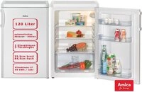 Amica Vollraumk&uuml;hlschrank VKS 15122-1 W, 84.50 cm hoch, 55.00 cm breit, 2