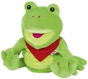 goki Handpuppe Handpuppe Frosch Frilo (packung, 1-tlg., spielbar), wie einem echten