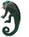 Folkmanis Handpuppen Handpuppe Folkmanis Handpuppe Cham&auml;leon 2215 (Packung)