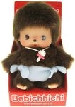 Monchhichi Biegepuppe Bebichhichi Pl&uuml;schfigur Junge blau/braun 15 cm