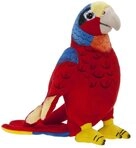 Heunec&reg; Pl&uuml;schfigur SOFTISSIMO Papagei (Pl&uuml;sch, 20cm)