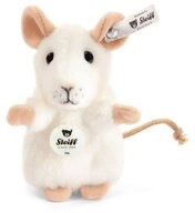 Steiff Kuscheltier Steiff Maus Pilla wei&szlig; 10 cm Kuscheltier 056215