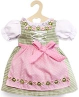Heless Babypuppe Puppenkleid - Dirndl - Gr&ouml;&szlig;e 35 - 45 cm - 1 St&uuml;ck