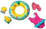 Heless Babypuppe Puppen-Schwimmset mit Zubeh&ouml;r, Gr&ouml;&szlig;e 35 - 45 cm