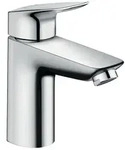 hansgrohe Waschtischarmatur Logis 100 Waschtischmischer mit Push-Open...
