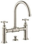 hansgrohe Waschtischarmatur Axor Montreux 220 2-Griff Kreuzgriff mit