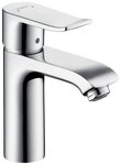 hansgrohe Waschtischarmatur Metris 110 Einhebel f. offene Warmwasserbereiter m.