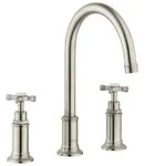 hansgrohe Waschtischarmatur Axor Montreux 180 3-Loch Kreuzgriff mit