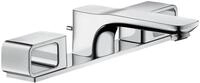 hansgrohe Waschtischarmatur Axor Urquiola 50 3-Loch mit Platte mit