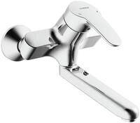 HANSA Waschtischarmatur Hansamix Einhand-Wandbatterie Care&reg; Strahlregler