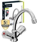 aquaSu Waschtischarmatur Standard Plus Zweigriffmischer, Niederdruck,...