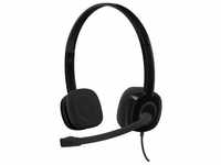 Logitech H151 - Stereo Headset - schwarz Stereo-Headset