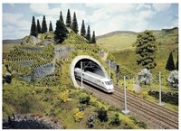 NOCH Modelleisenbahn-Tunnel H0 Tunnel-Portal NBS 2 "Profi", lackiert 58040