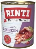 Rinti Kennerfleisch mit Schinken 800 g - 12 St&uuml;ck, Nassfutter f&uuml;r: Hund