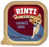 Rinti Gold Mini mit Huhn & Gans 100 g - 16 St&uuml;ck, Nassfutter f&uuml;r: Hund
