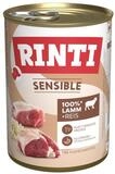 Rinti Sensible mit Lamm + Reis 400 g - 12 St&uuml;ck, Nassfutter f&uuml;r: Hund