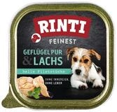 Rinti Feinest Gefl&uuml;gel Pur & Lachs 150 g - 11 St&uuml;ck, Nassfutter f&uuml;r: Hund