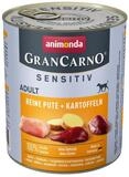 Animonda GranCarno Adult Sensitive reine Pute + Kartoffeln 800 g - 6 St&uuml;ck,