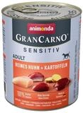 Animonda GranCarno Adult Sensitive reines Huhn + Kartoffeln 800 g - 6 St&uuml;ck,