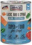 MAC'S Lachs mit Pasta & Spinat 800 g - 6 St&uuml;ck, Nassfutter f&uuml;r: Hund