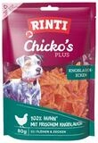 Rinti Chicko Plus Knoblauchecken 80 g - 12 St&uuml;ck, Snack f&uuml;r: Hund