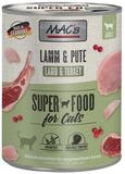 MAC'S Lamm & Pute 800 g - 6 St&uuml;ck, Nassfutter f&uuml;r: Katze