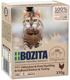 Bozita H&auml;ppchen in So&szlig;e mit Huhn & Pute 370 g - 6 St&uuml;ck, Nassfutter f&uuml;r:...