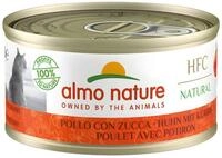 Almo Nature HFC Natural Huhn & K&uuml;rbis 70 g - 24 St&uuml;ck, Nassfutter f&uuml;r: Katze