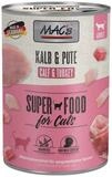 MAC'S Kalb & Pute 400 g - 6 St&uuml;ck, Nahrungserg&auml;nzungsmittel f&uuml;r: Katze