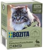 Bozita H&auml;ppchen in Gelee mit Kaninchen 370 g - 6 St&uuml;ck, Nassfutter f&uuml;r: Katze