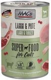MAC'S Lamm & Pute 400 g - 6 St&uuml;ck, Nahrungserg&auml;nzungsmittel f&uuml;r: Katze