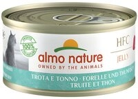 Almo Nature HFC Jelly Forelle & Thunfisch 70 g - 24 St&uuml;ck, Nassfutter f&uuml;r:...