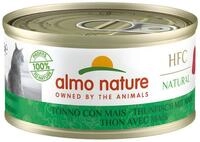 Almo Nature HFC Natural Thunfisch & Mais 70 g - 24 St&uuml;ck, Nassfutter f&uuml;r:...