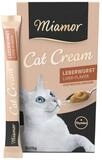 Miamor Cat Cream Leberwurst-Cream 90 g - 11 St&uuml;ck, Snack f&uuml;r: Katze