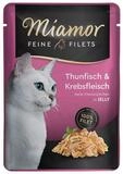 Miamor Feine Filets mit Thunfisch & Krebs in Jelly Pouch 100 g - 24 St&uuml;ck,