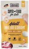 MAC'S Adult Huhn, Ente & Shrimps 100 g - 12 St&uuml;ck, Nassfutter f&uuml;r: Katze