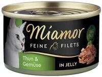 Miamor Feine Filets mit Thunfisch & Gem&uuml;se in Jelly 100 g - 24 St&uuml;ck,...