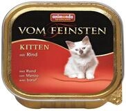 Animonda vom Feinsten Kitten mit Rind 100 g - 32 St&uuml;ck, Nassfutter f&uuml;r: Katze
