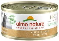 Almo Nature HFC Natural Kalb 70 g - 24 St&uuml;ck, Nassfutter f&uuml;r: Katze
