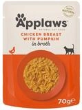 Applaws Pouch H&uuml;hnchenbrust & K&uuml;rbis 70 g - 12 St&uuml;ck, Nassfutter f&uuml;r: Katze